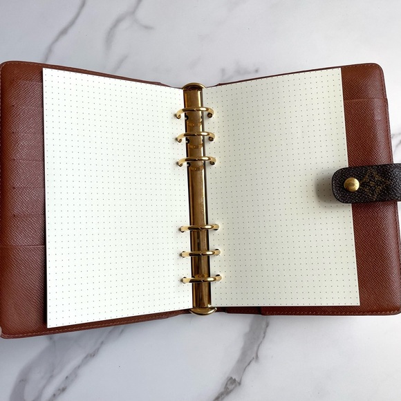 Louis Vuitton Brown Monogram Medium MM Ring Agenda - Picture 10 of 12
